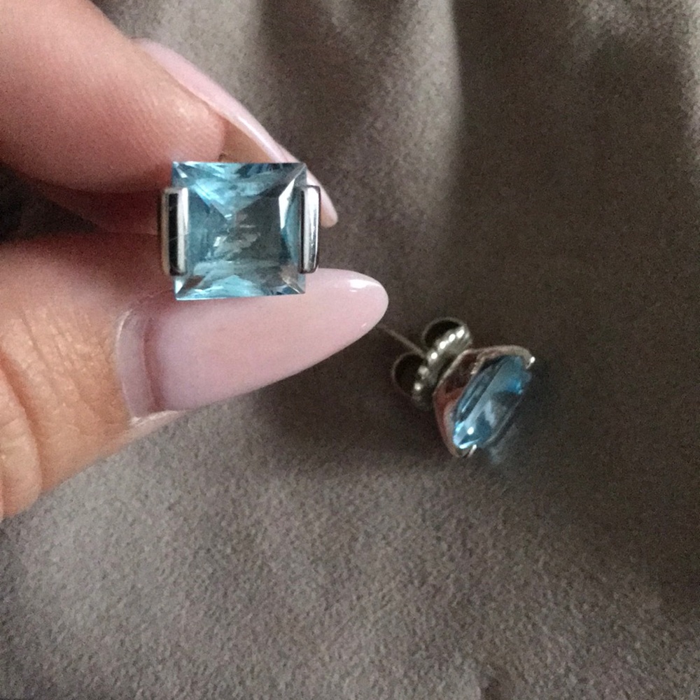 Blue Topaz earrings